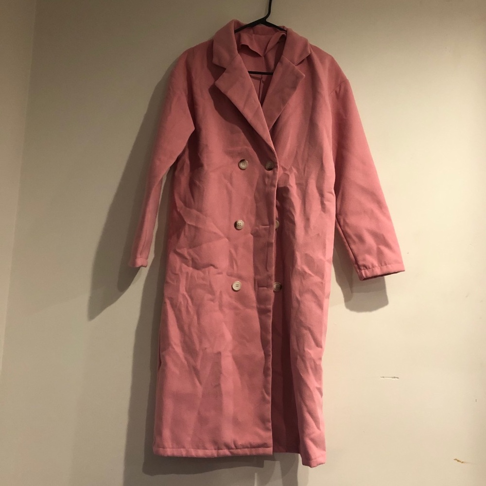 Pink long jacket